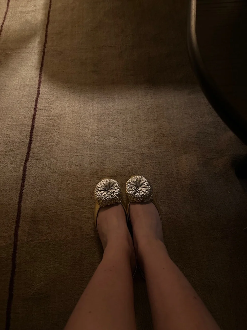 Chanel Chrysanthemum Flat Slingbacks